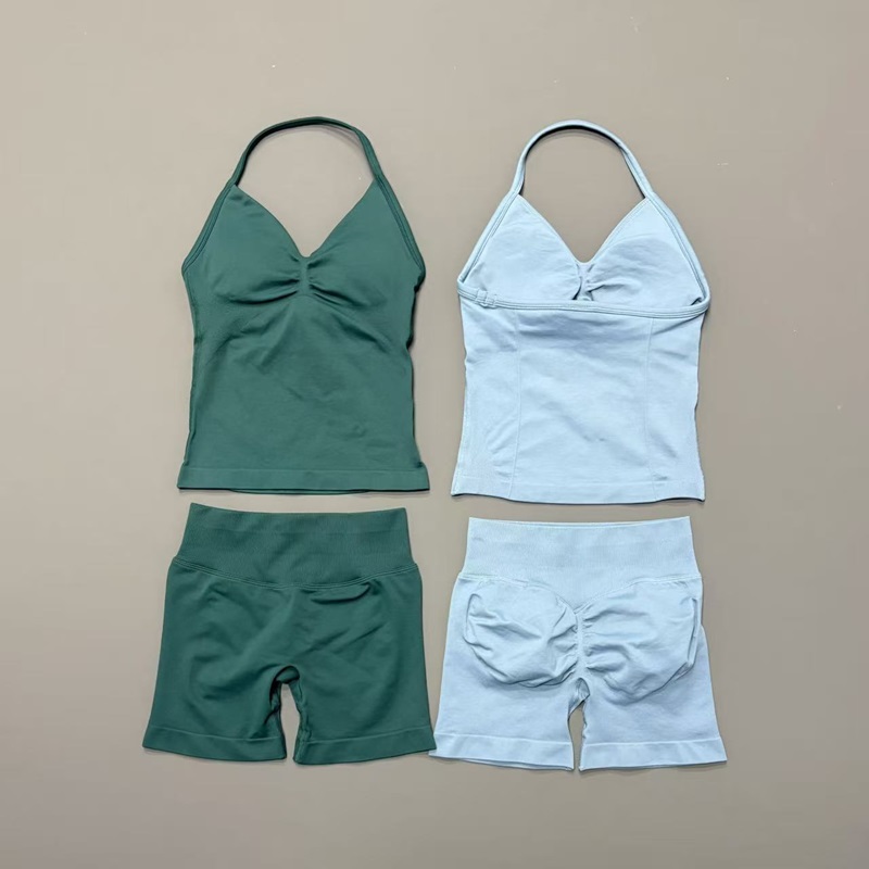2 Piece Gym Set Women Seamless - Running Gear For Women ulasan dan harga