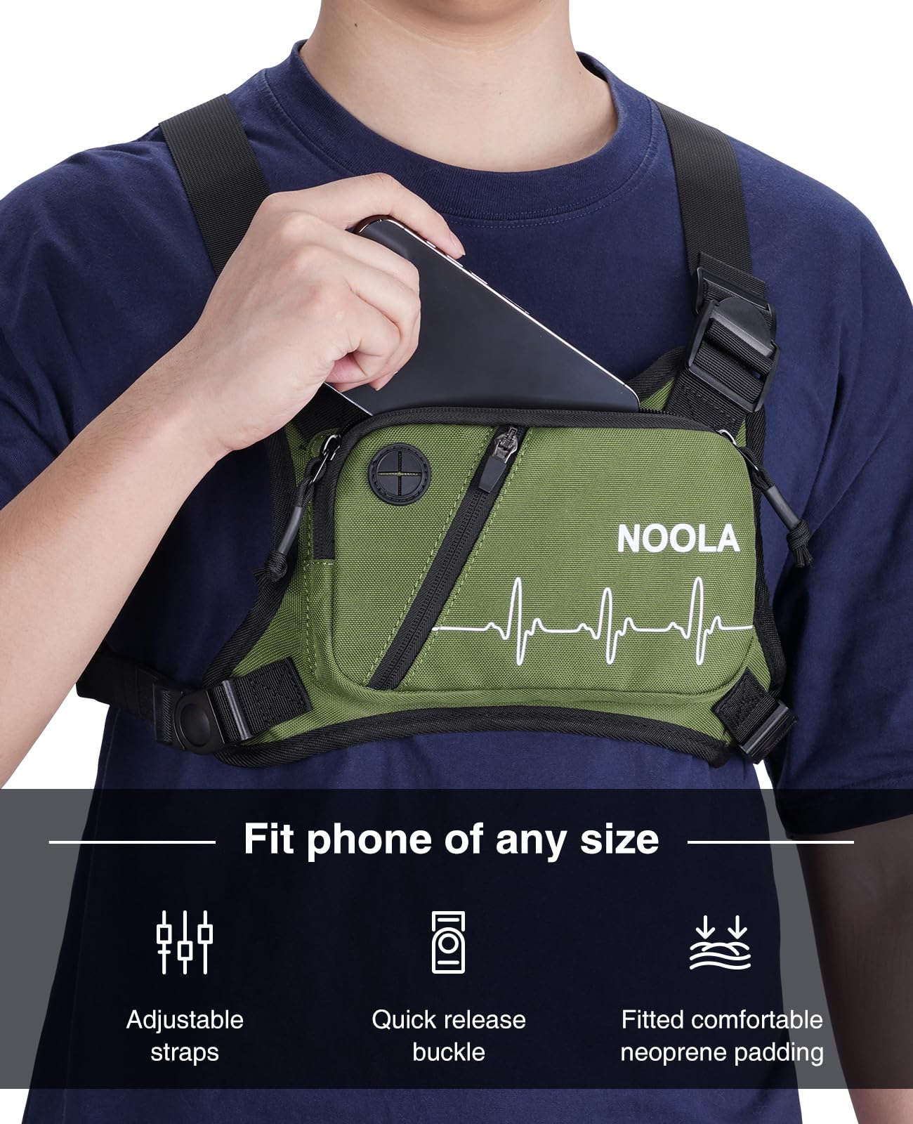 Chest Pack Running Vest Reflec - Reflective Running Gear Vest ulasan dan harga