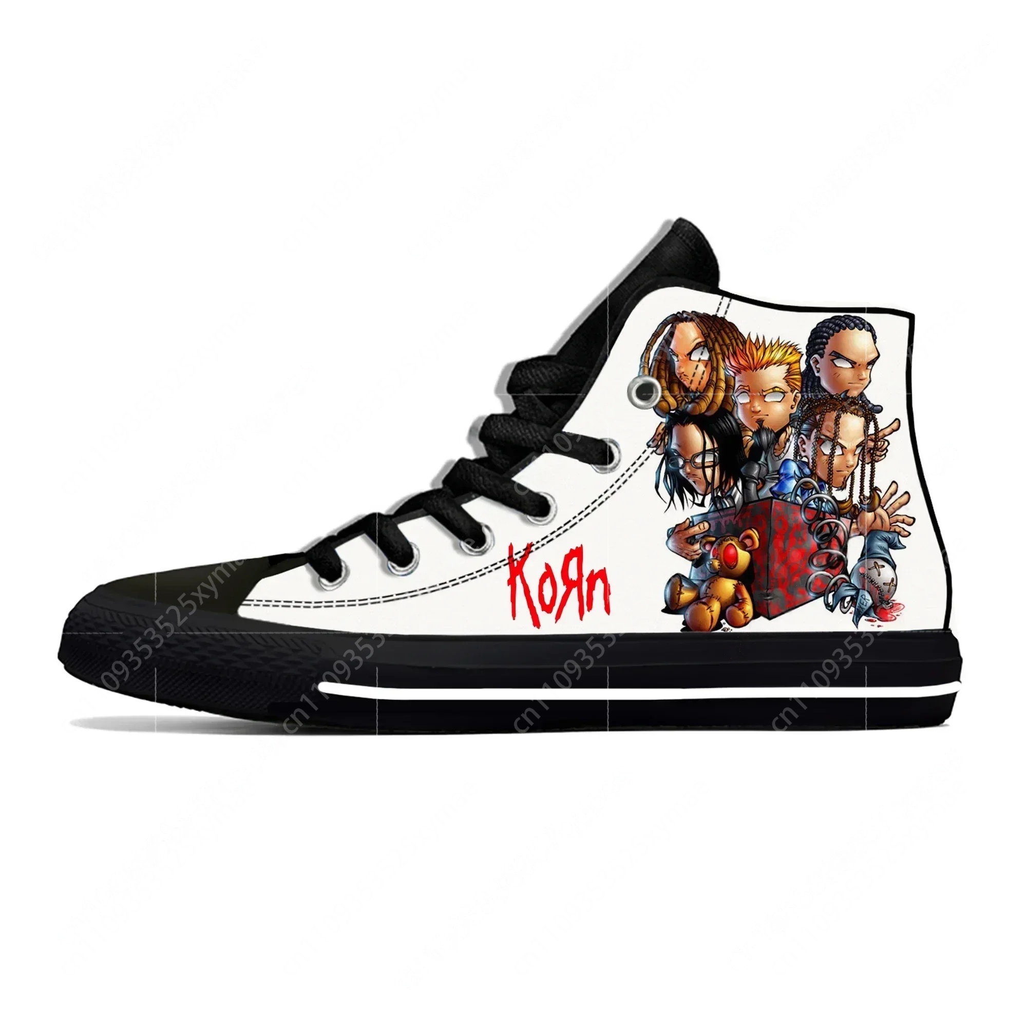 Korn Rock Band High Top Sneake - Running Gear For Women ulasan dan harga