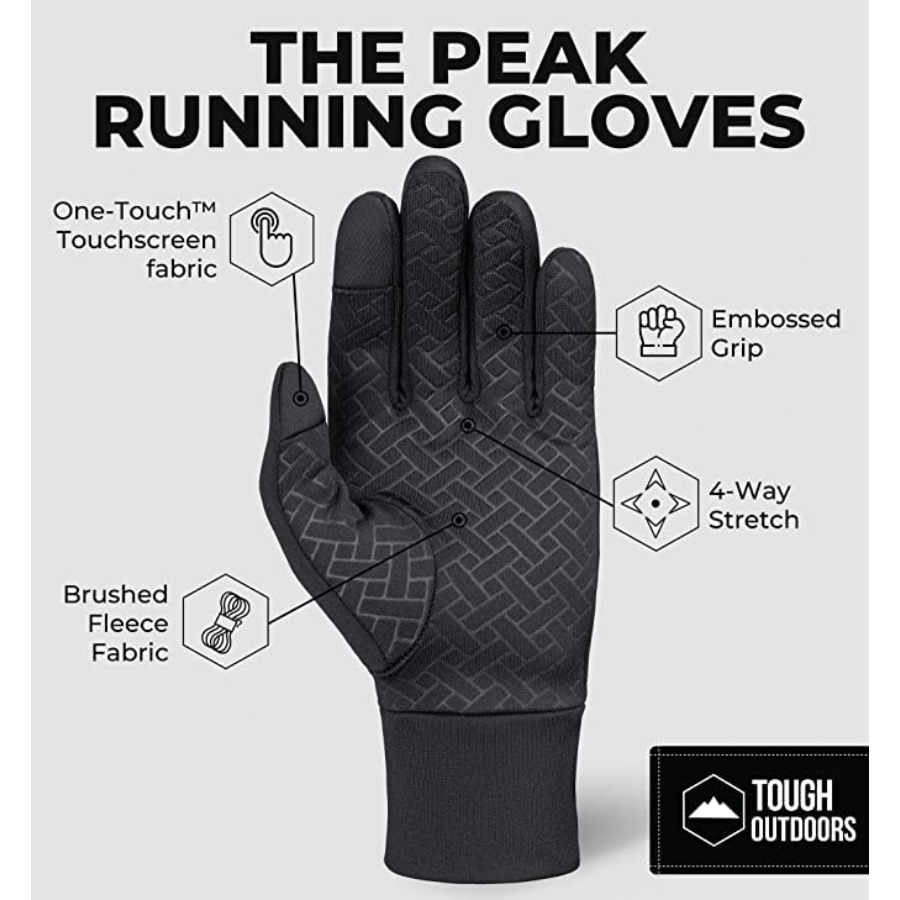 Winter Gloves - Mens Cold Weat - Running Gear Cold Weather ulasan dan harga