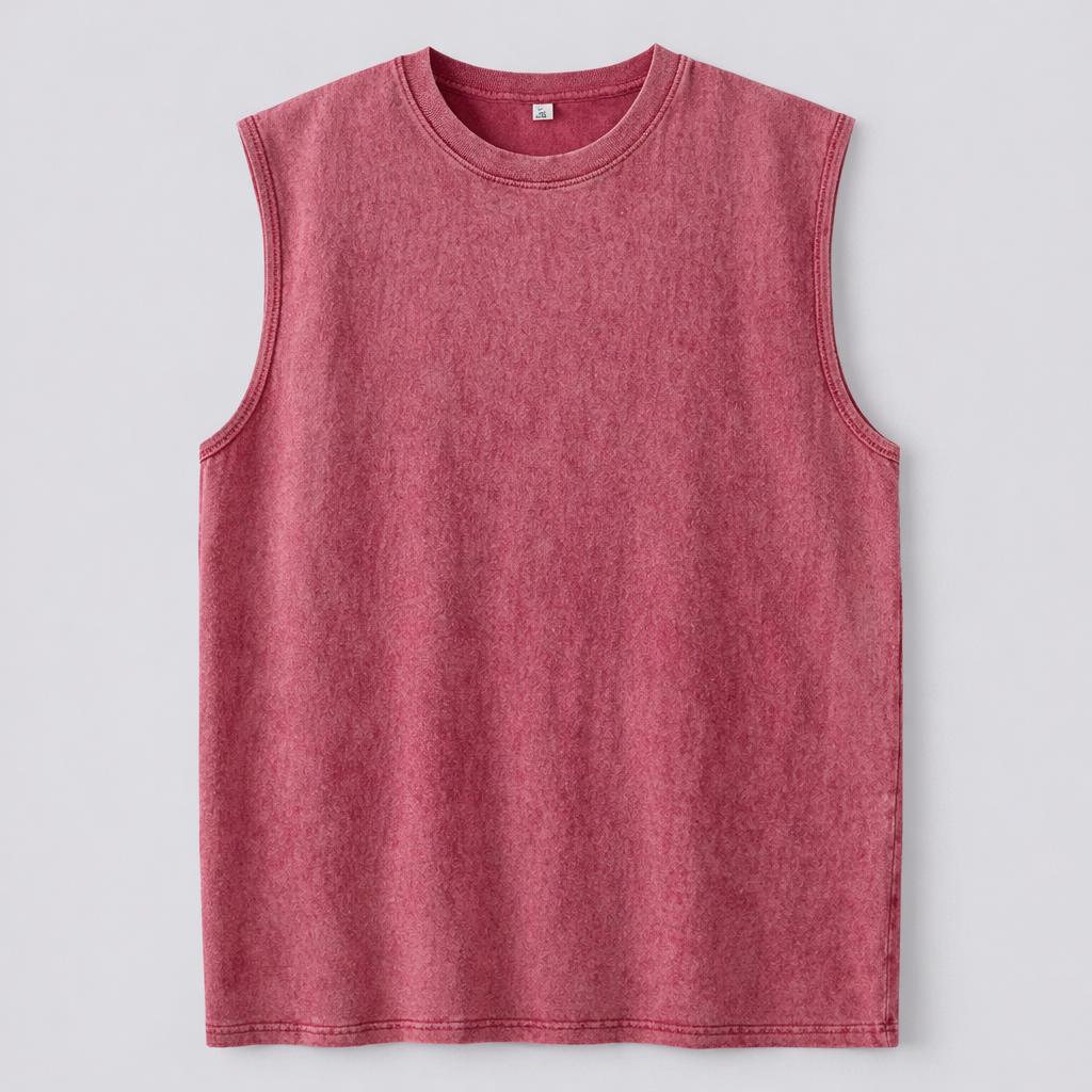 240G Cotton Men Washed Tank To - Running Gear Youth ulasan dan harga