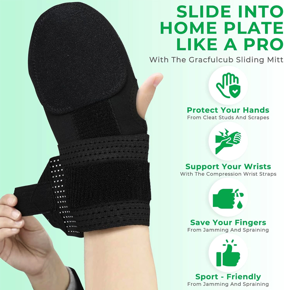 1PC Baseball Sliding Mitt Guar - Running Gear Essentials ulasan dan harga