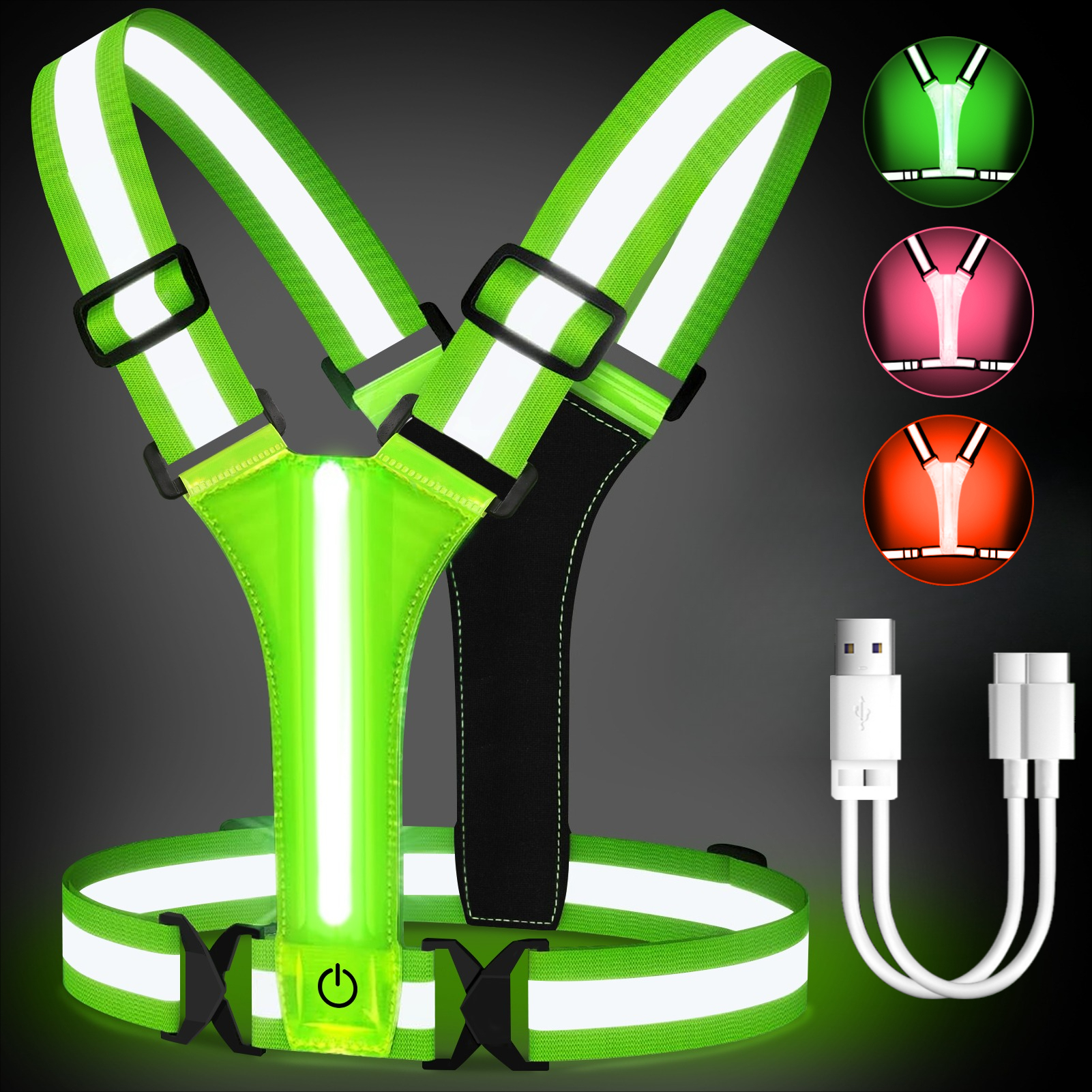 Outdoor Night Walking Safety V - Reflective Running Gear Vest ulasan dan harga