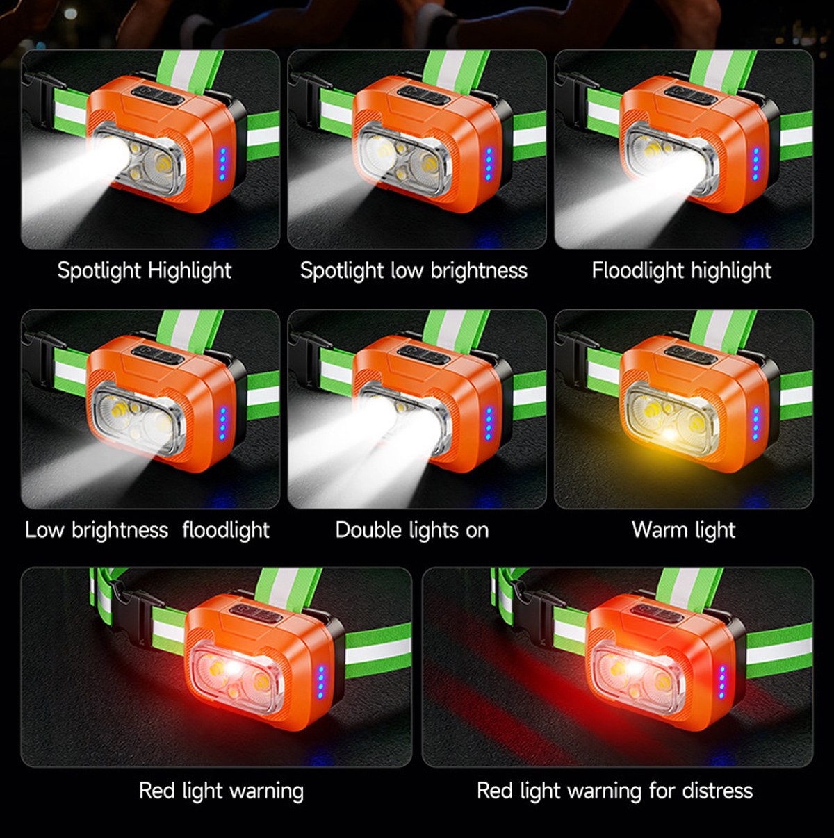 Running Light USB Rechargeable - Reflective Running Gear Vest ulasan dan harga
