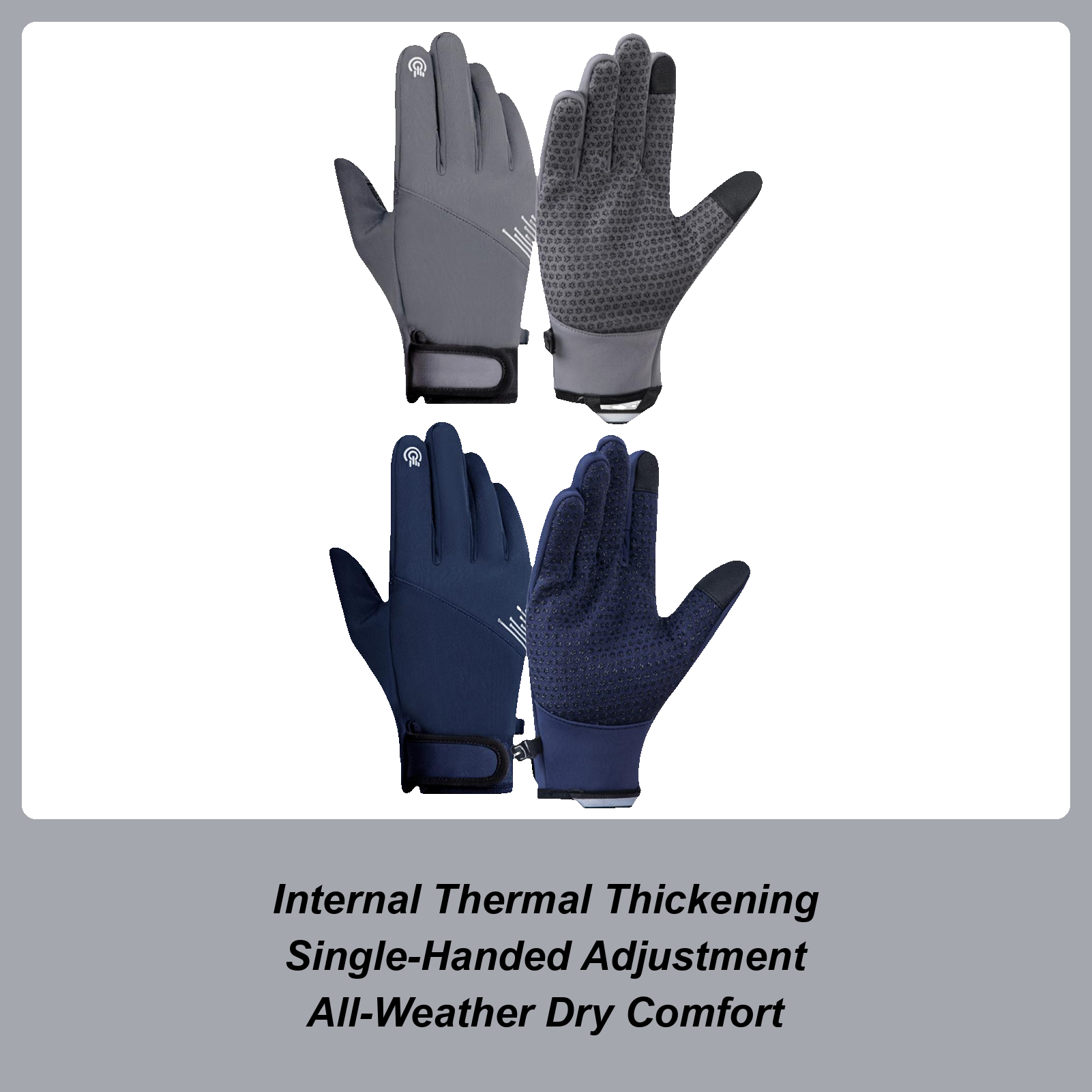 Winter Gloves Windproof Touchs - Running Gear Cold Weather ulasan dan harga