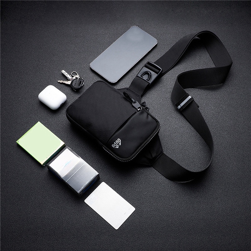 Casual Men Shoulder Chest Bag  - Running Gear Belt ulasan dan harga