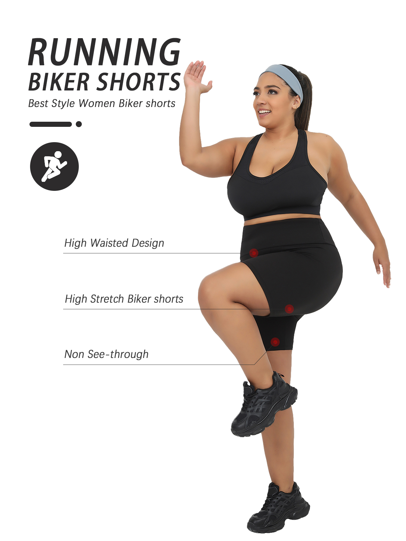 Plus Size Women's High Waisted - Running Gear For Women ulasan dan harga