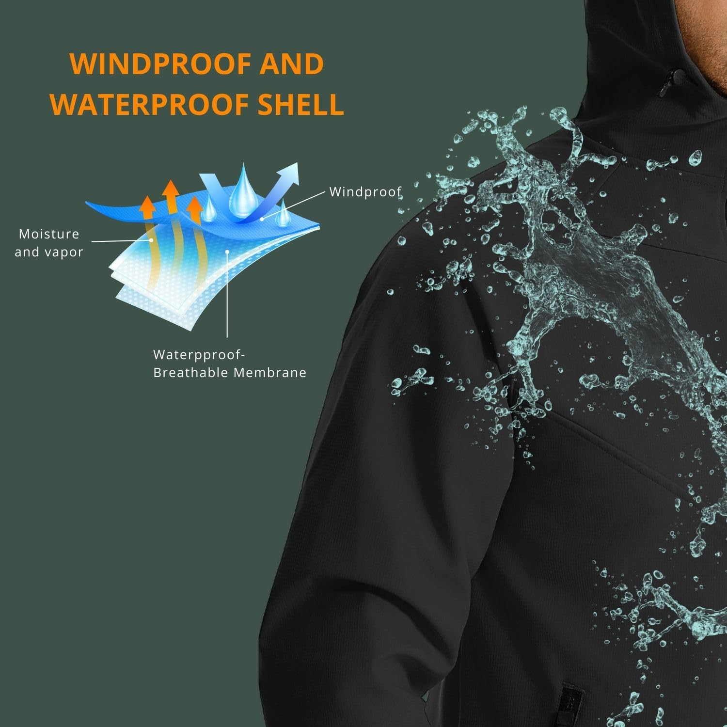 Wulibike winter cycling jacket - Running Gear Cold Weather ulasan dan harga