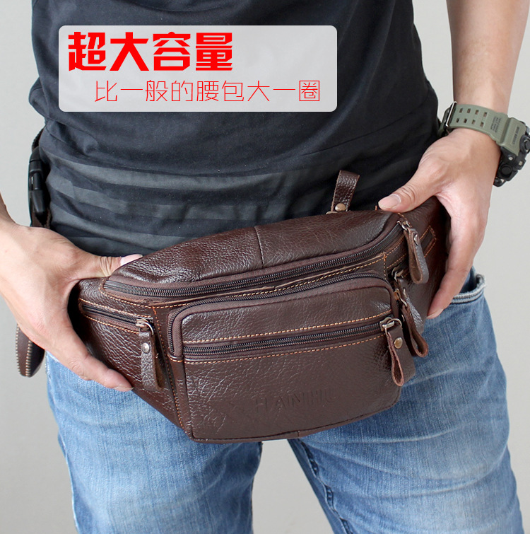 Genuine Cowhide Leather Waist  - Running Gear Belt ulasan dan harga