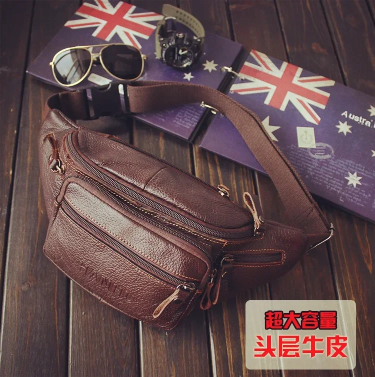 Genuine Cowhide Leather Waist  - Running Gear Belt ulasan dan harga