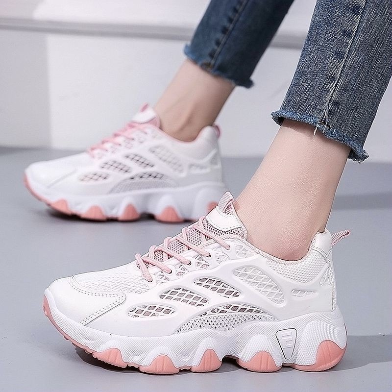 Breathable Mesh Chunky Sneaker - Running Gear For Women ulasan dan harga