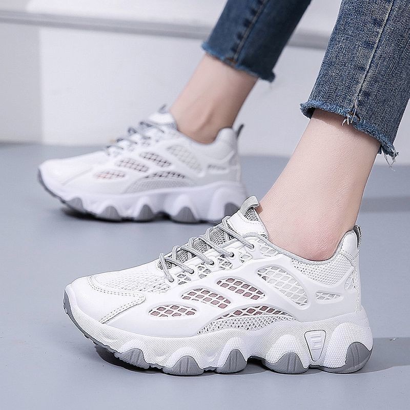 Breathable Mesh Chunky Sneaker - Running Gear For Women ulasan dan harga