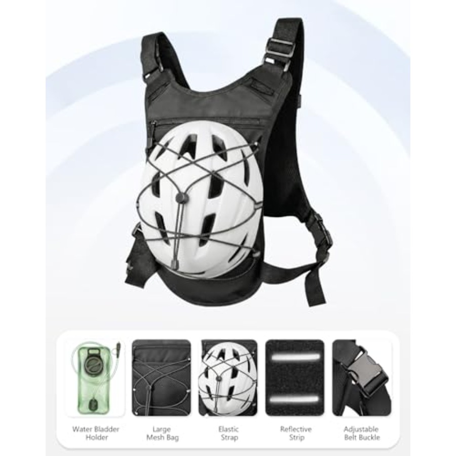 Running Vest with 2L Water Bla - Reflective Running Gear Vest ulasan dan harga