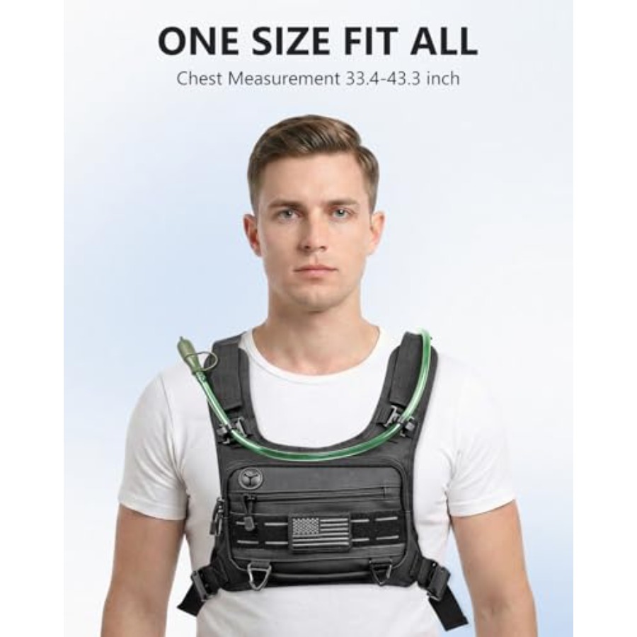 Running Vest with 2L Water Bla - Reflective Running Gear Vest ulasan dan harga