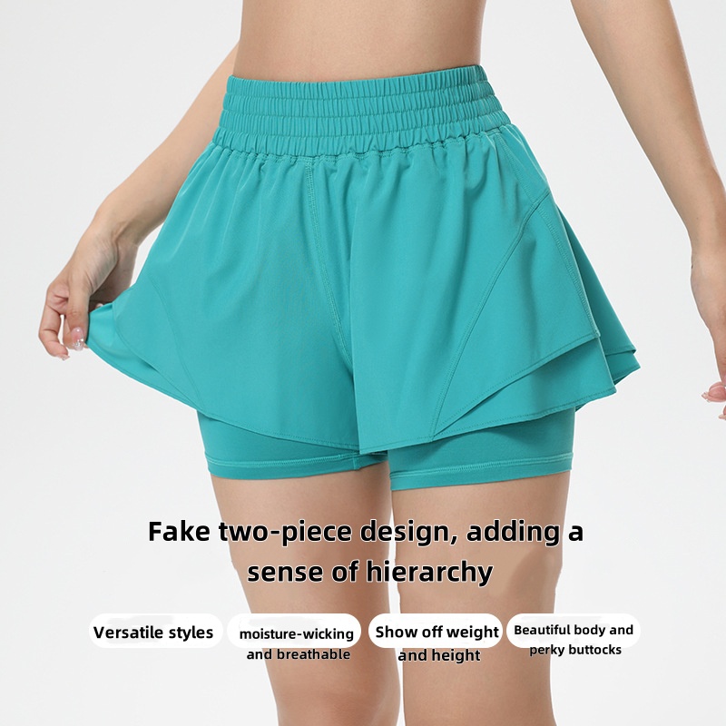Thin breathable shorts with hi - Running Gear For Women ulasan dan harga
