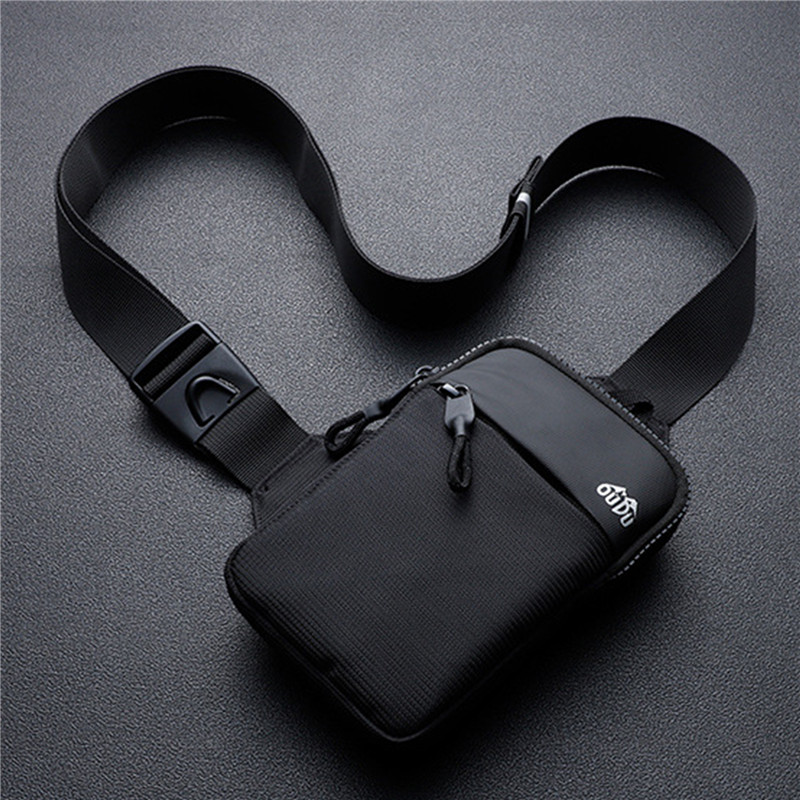 Casual Men Shoulder Chest Bag  - Running Gear Belt ulasan dan harga