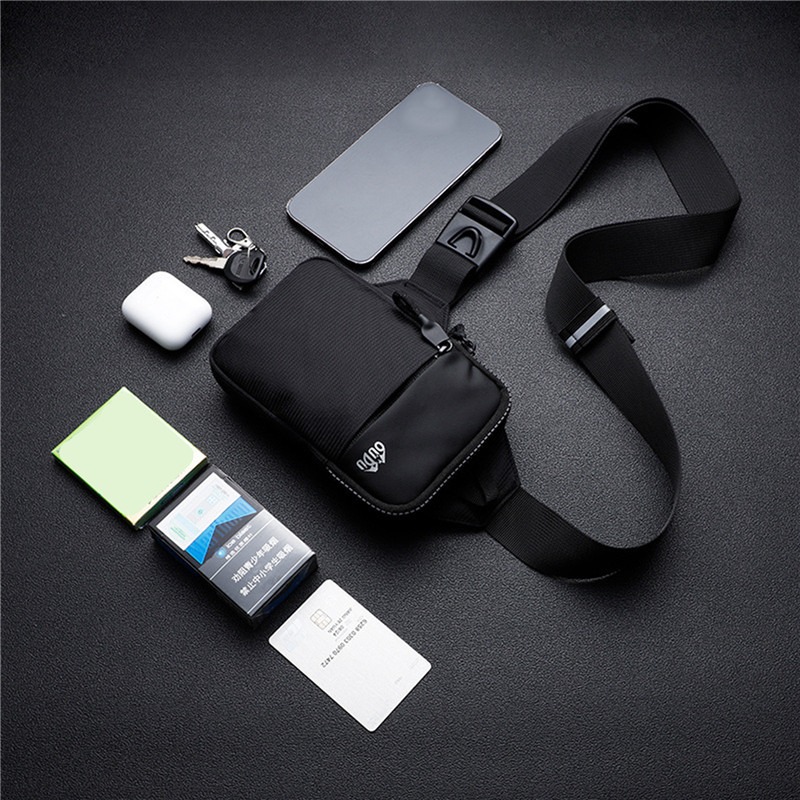 Casual Men Shoulder Chest Bag  - Running Gear Belt ulasan dan harga