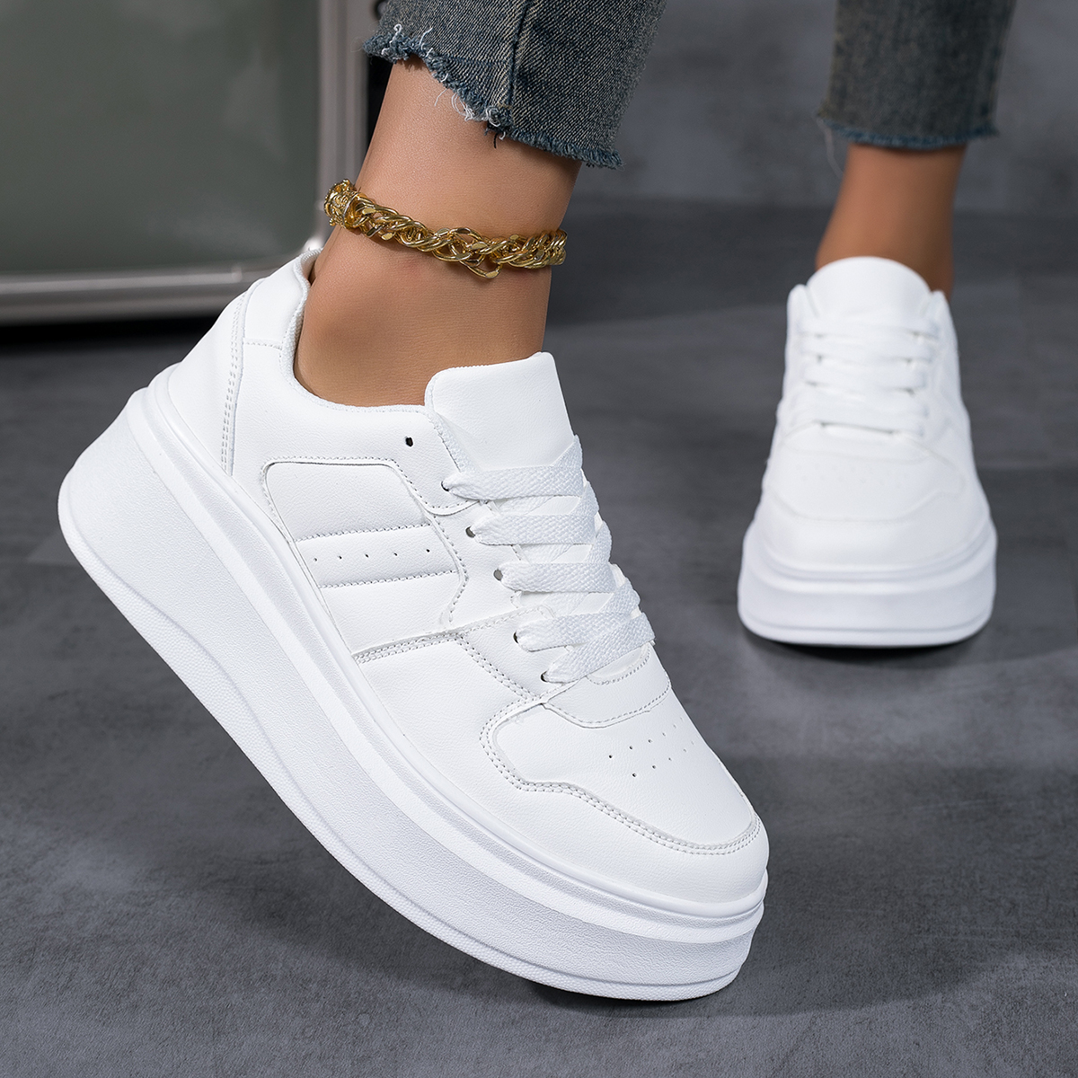 Women's Vulcanize Shoes Flat C - Running Gear For Women ulasan dan harga