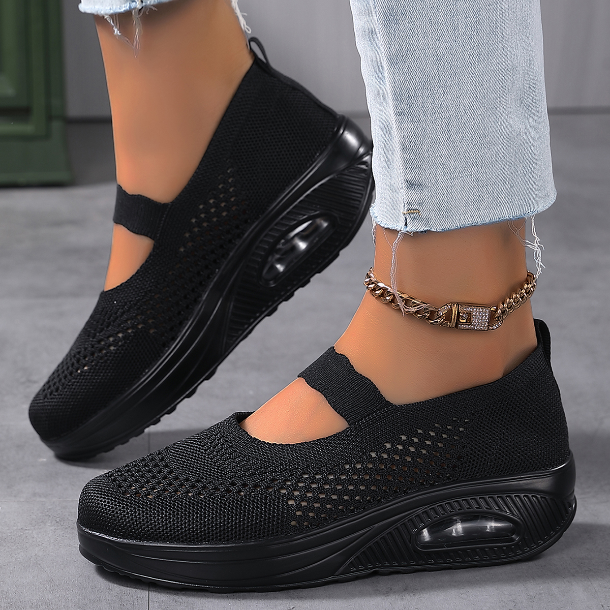 Fashion Woman Vulcanize Platfo - Running Gear For Women ulasan dan harga