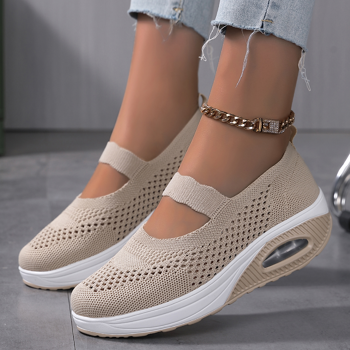 Fashion Woman Vulcanize Platfo - Running Gear For Women ulasan dan harga