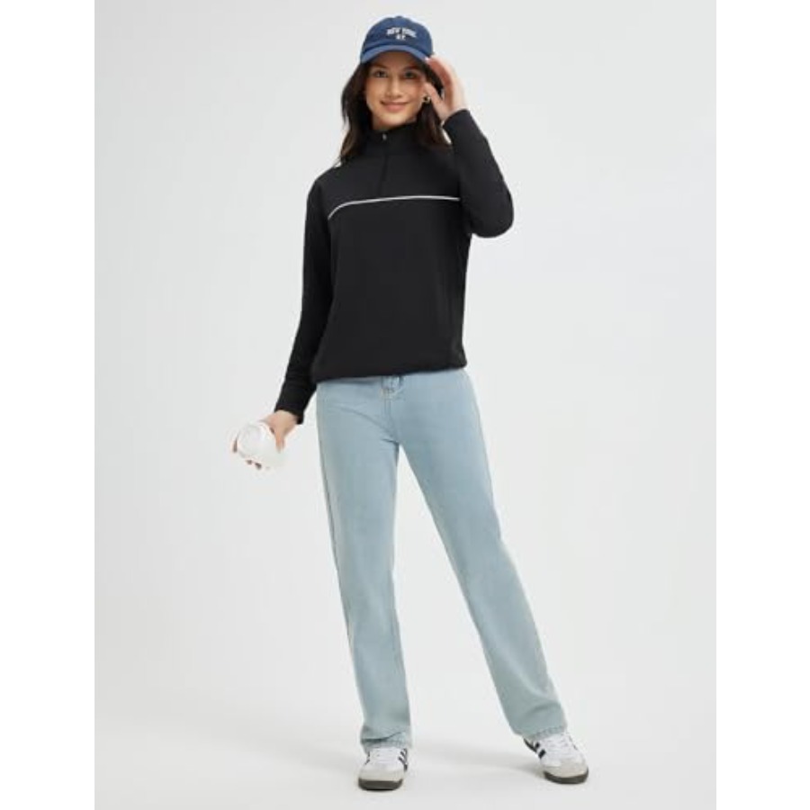 baleaf Women's Fleece Golf Pul - Running Gear Cold Weather ulasan dan harga