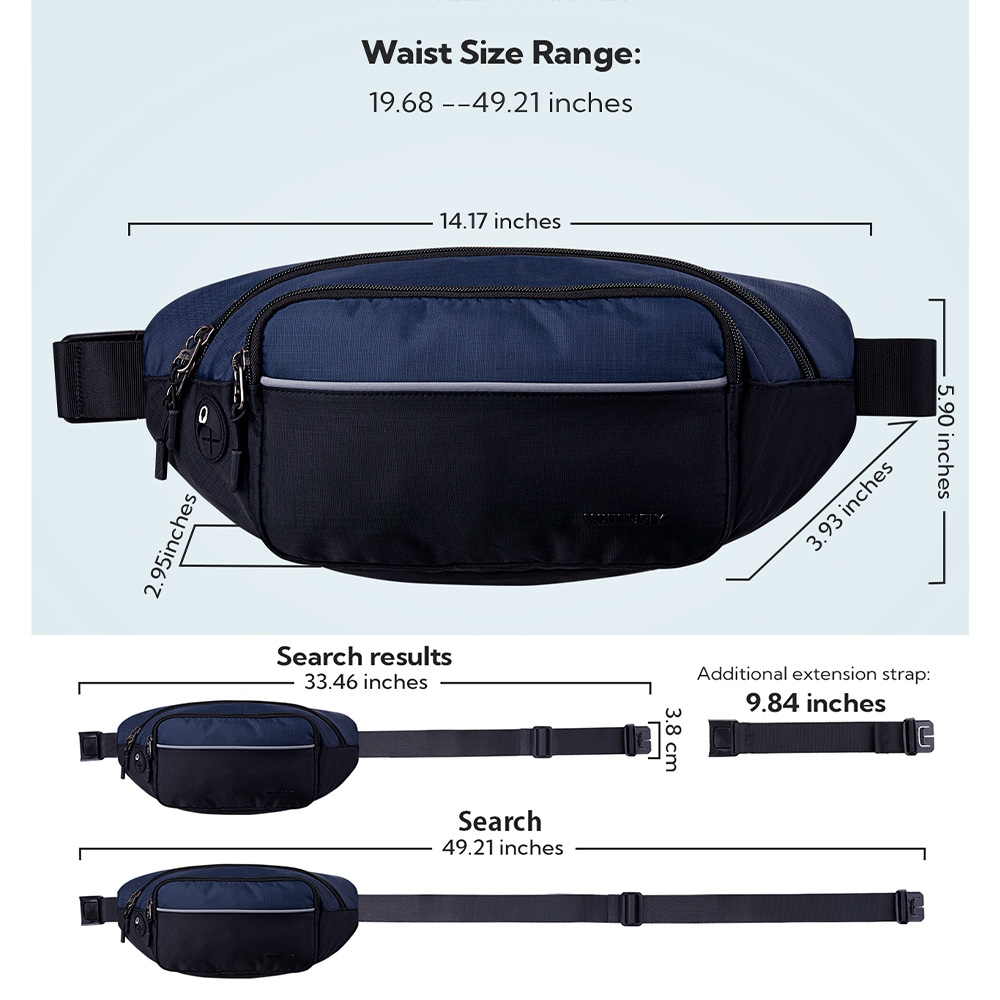 WATERFLY Fanny Pack Waist Bag  - Running Gear Belt ulasan dan harga