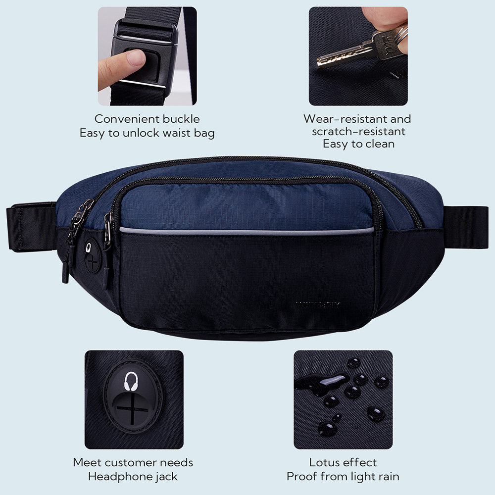 WATERFLY Fanny Pack Waist Bag  - Running Gear Belt ulasan dan harga