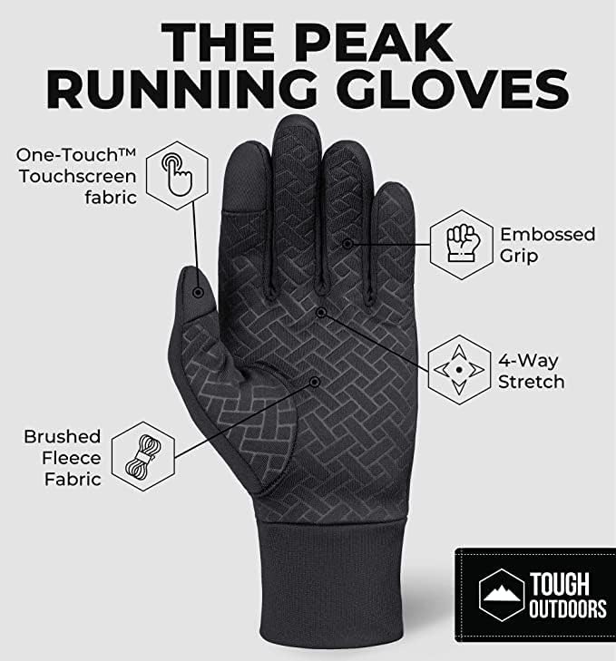Men's Winter Gloves - Touchscr - Running Gear Cold Weather ulasan dan harga