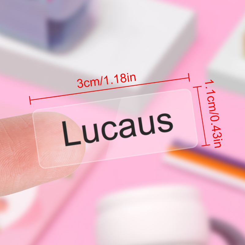 Custom Transparent Name Sticke - Blister Plaster Sport ulasan dan harga