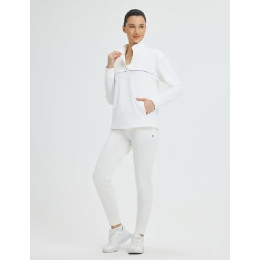 baleaf Women's Fleece Golf Pul - Running Gear Cold Weather ulasan dan harga