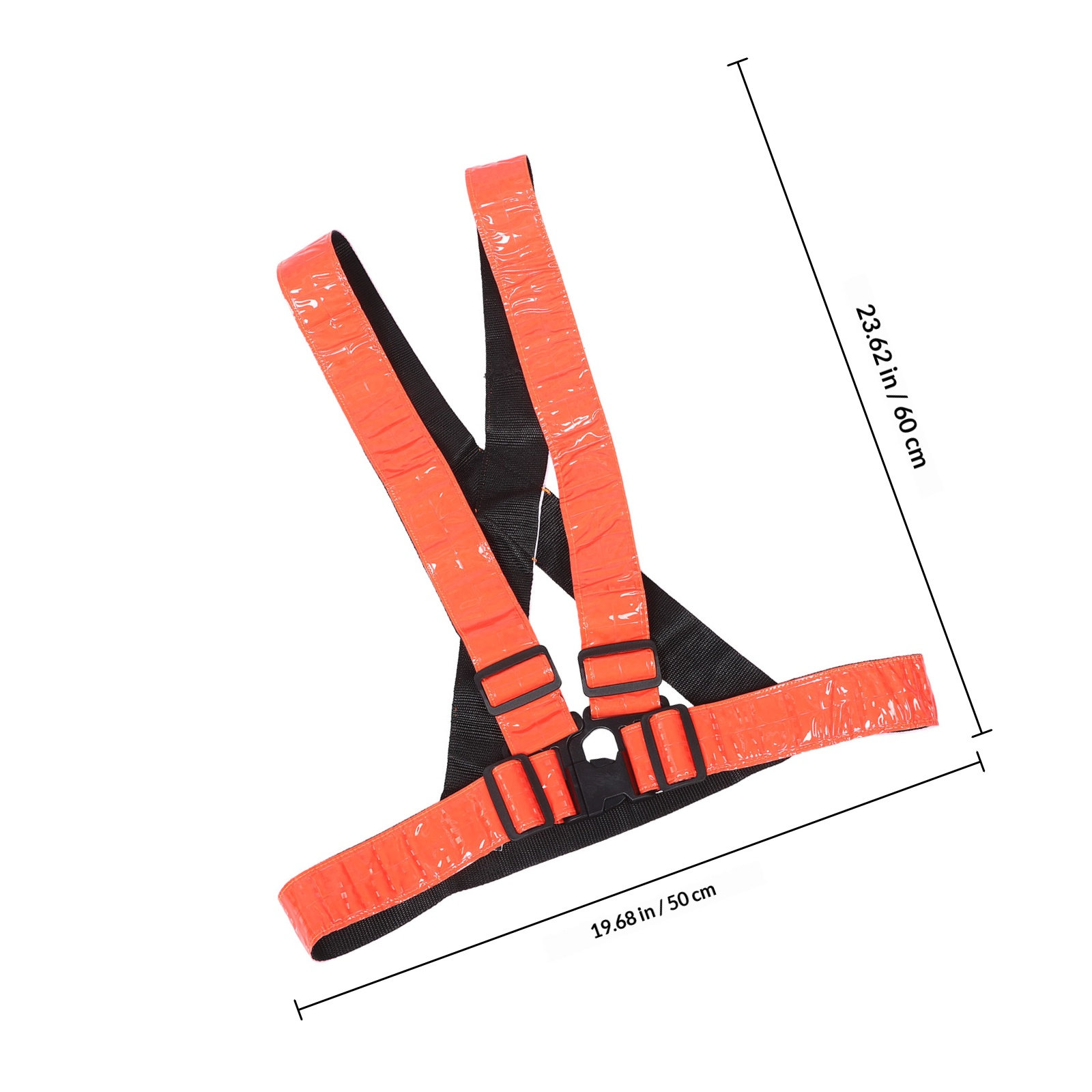 Reflective Vest Orange High Vi - Reflective Running Gear Vest ulasan dan harga