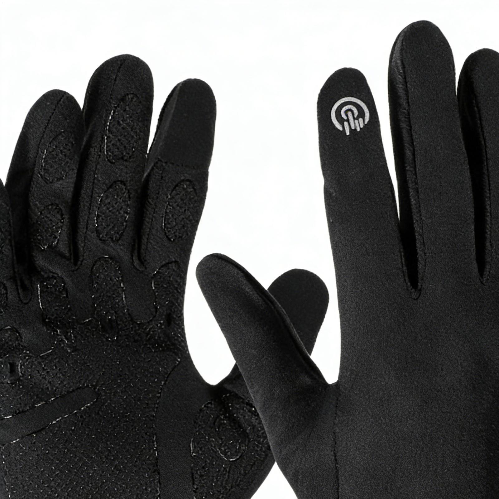 Warm Cycling Gloves Full Finge - Running Gear Cold Weather ulasan dan harga