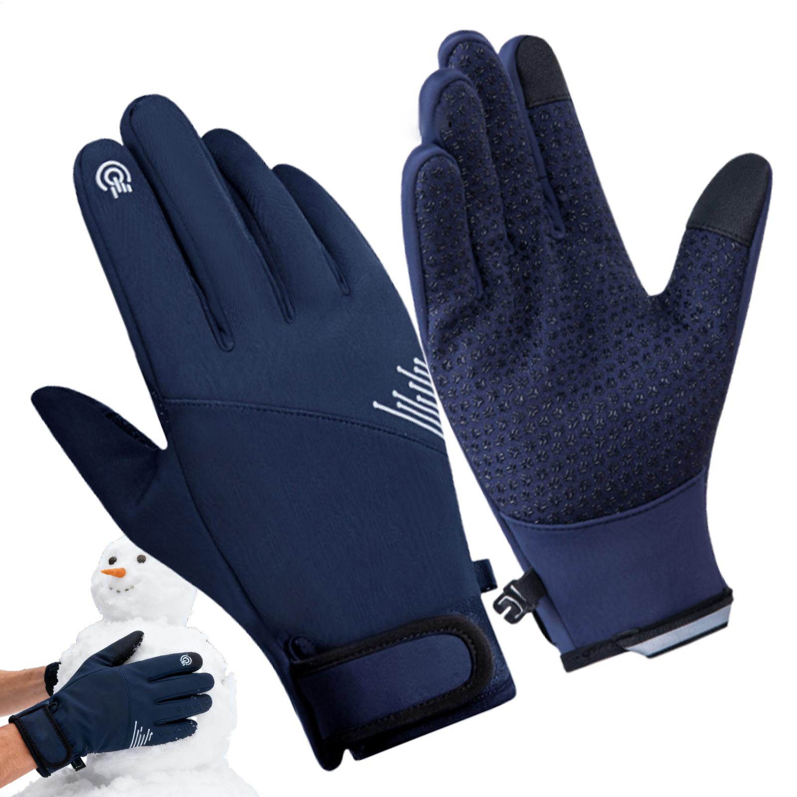 1 pair Winter Gloves Windproof - Running Gear Cold Weather ulasan dan harga